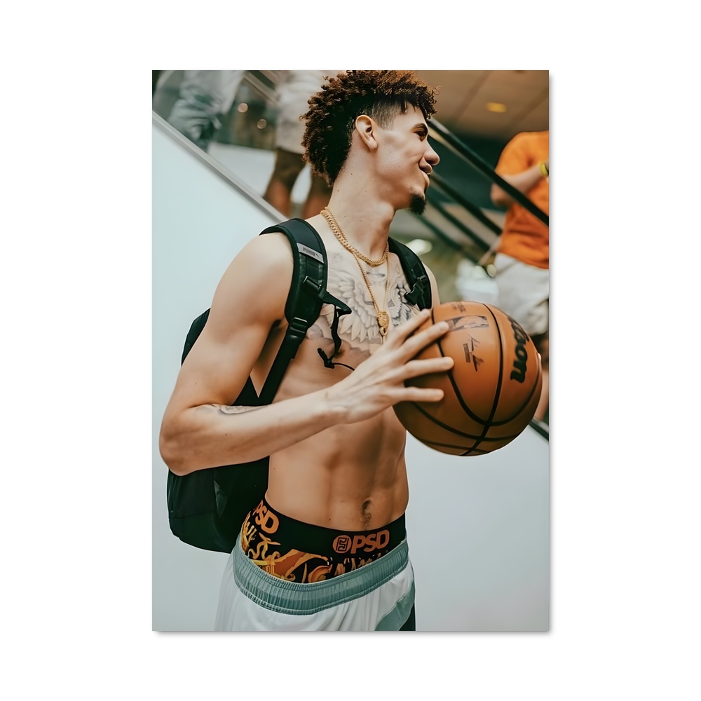 Poster Lamelo ball basket – affiche Basketball